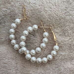Pearl hoops